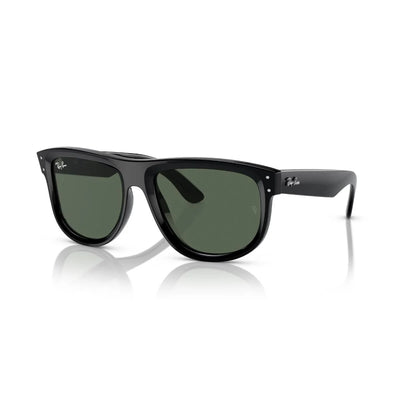 Солнцезащитные очки Ray-Ban Boyfriend Reverse RBR0501S 6677VR 56 оправа черный темно-зеленый