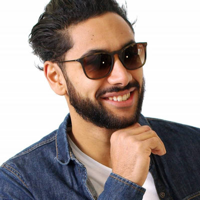 Ray-Ban Chris 0RB4187 Güneş Gözlüğü Havana Dark Blue