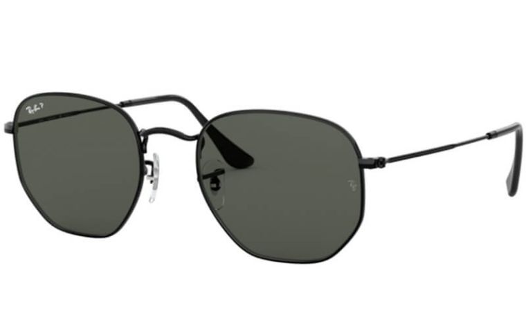Ray-Ban Hexagonal 0RB3548N Güneş Gözlüğü 002/58 Black G-15 Green 54 Ekartman