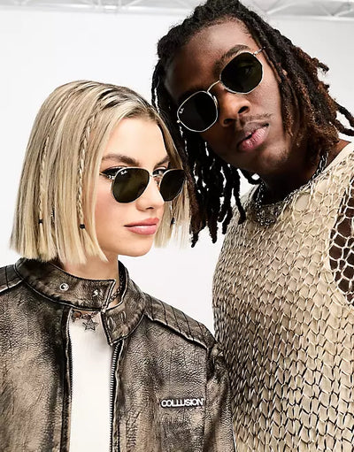 Ray-Ban Hexagonal 0RB3548N Güneş Gözlüğü 002/58 Black G-15 Green 54 Ekartman