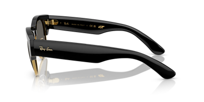 Солнцезащитные очки Ray-Ban Mega ClubMaster ASAP Rocky из специальной коллекции 0RB0316S, черные на золотом, темно-серые, размер 53, 6826J5