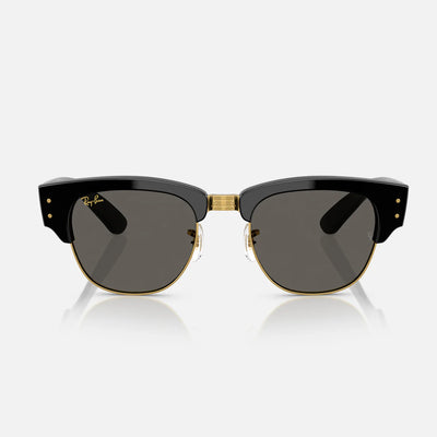 Солнцезащитные очки Ray-Ban Mega ClubMaster ASAP Rocky из специальной коллекции 0RB0316S, черные на золотом, темно-серые, размер 53, 6826J5