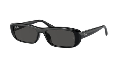 Ray-Ban RB4436D Sunglasses Black Dark Grey 667787 55 Lens Width 