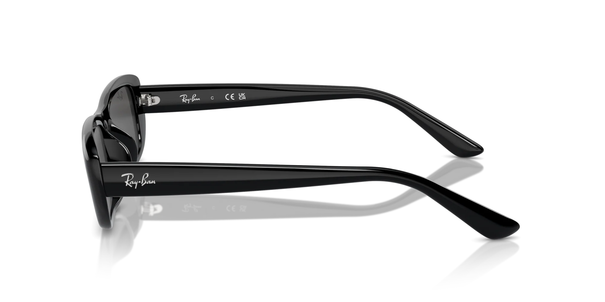 Ray-Ban RB4436D Sunglasses Black Dark Grey 667787 55 Lens Width 