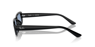 Ray-Ban RB4436D Sunglasses Black Light Blue 667772 55 Lens Width 