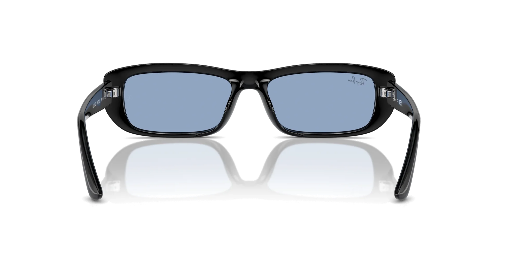 Ray-Ban RB4436D Sunglasses Black Light Blue 667772 55 Lens Width 