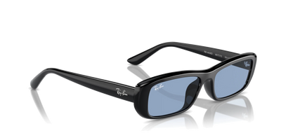 Ray-Ban RB4436D Sunglasses Black Light Blue 667772 55 Lens Width 