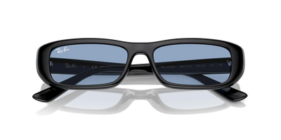 Ray-Ban RB4436D Sunglasses Black Light Blue 667772 55 Lens Width 