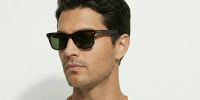 Ray-Ban Wayfarer Güneş Gözlüğü RB2140 129431 Black On Transparent Green 50 Ekartman