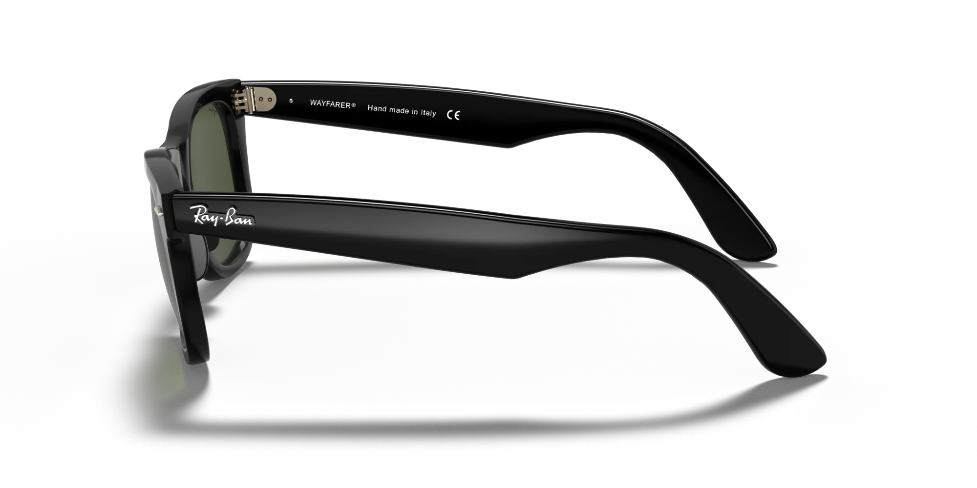 Ray-Ban Wayfarer Güneş Gözlüğü RB4340 601 Black G-15 Green 50 Ekartman