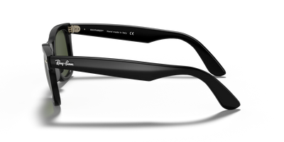 Ray-Ban Wayfarer Güneş Gözlüğü RB4340 601 Black G-15 Green 50 Ekartman