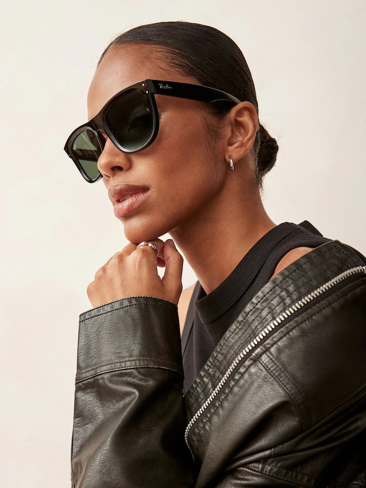 Ray-Ban Wayfarer Reverse Güneş Gözlüğü RBR0502S 667772 Black Light Blue 50 Ekartman