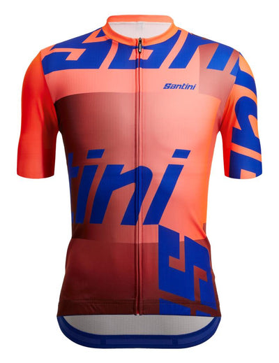 Santini 3S Karma Logo SS Bisiklet Forması 3S94075CKARMALOGO Fluo Orange