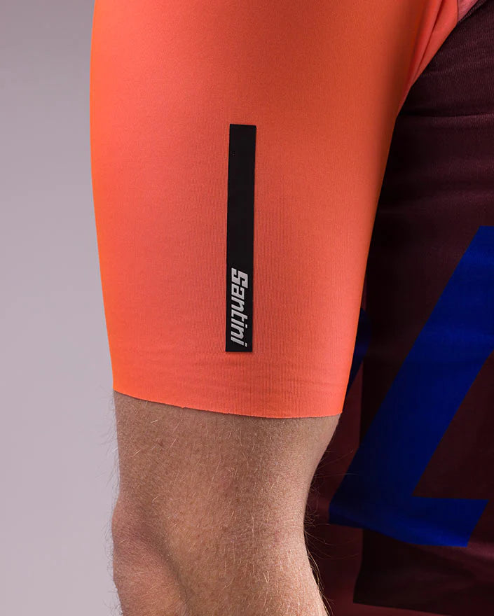Santini 3S Karma Logo SS Bisiklet Forması 3S94075CKARMALOGO Fluo Orange