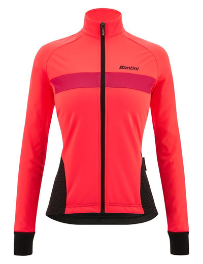 Santini CORAL BENGAL Kadın Kışlık Bisiklet Ceketi 3W51775CORALBENG