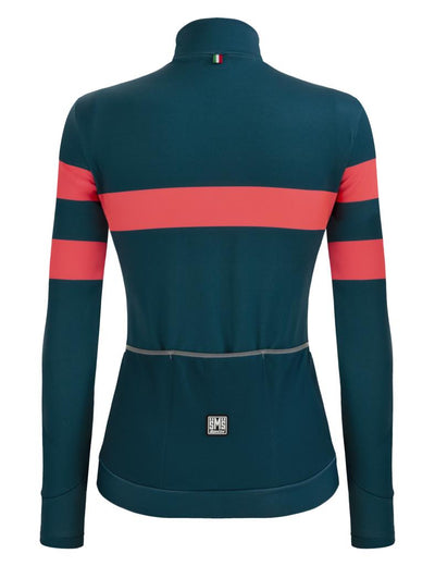 Santini Coral Bengal Kadın Termal Kışlık Bisiklet Forması 2W216175CORALBENG