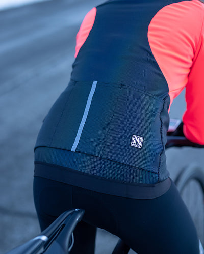 Santini CORAL BENGAL Polartec Kadın Kışlık Bisiklet Ceketi 2W51775CORALBENG