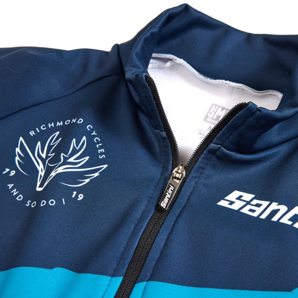 Santini Deep Winter Termal Erkek Kışlık Bisiklet Forması Richmond Cycles 9C216075DEEP