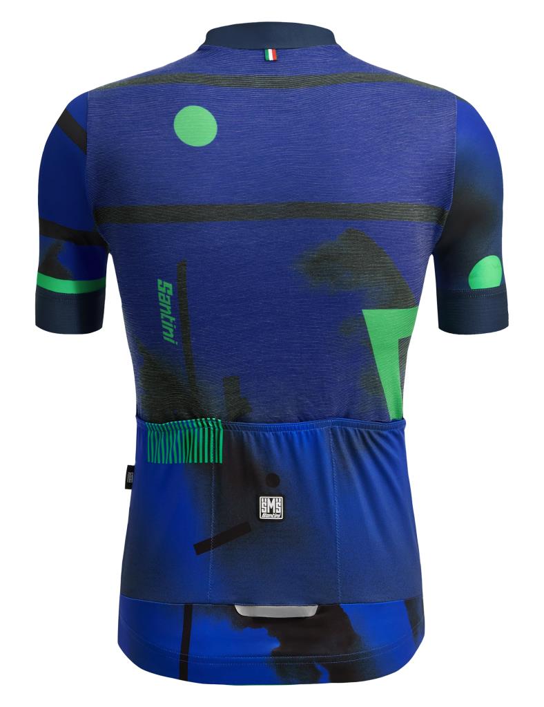 Santini Delta Berg Unisex Bisiklet Forması 3S94275RDELTABERG BLU Nautica