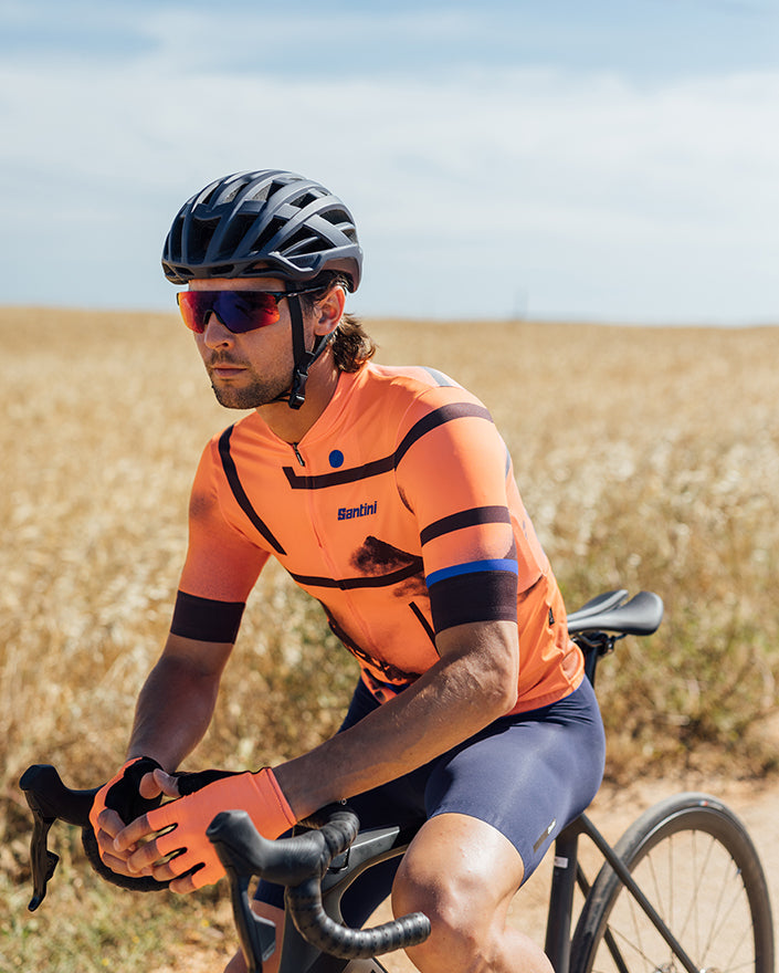 Santini Delta Berg Unisex Bisiklet Forması 3S94275RDELTABERG BLU Nautica