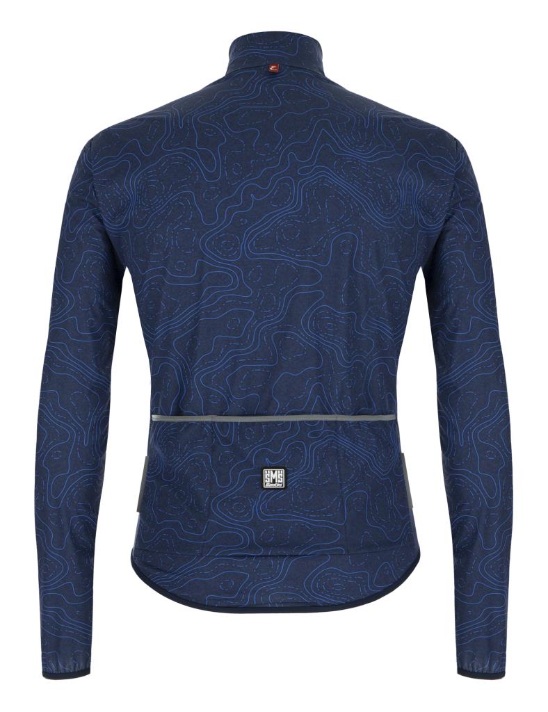 Santini EROICA NEBULA ARTE Erkek Rüzgarlık Bisiklet Ceketi ER33275NEBULARTE