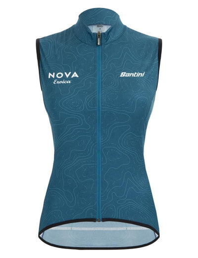 Santini EROICA NEBULA OPERA Kadın Rüzgarlık Yelek ER542L75NEBULOPER