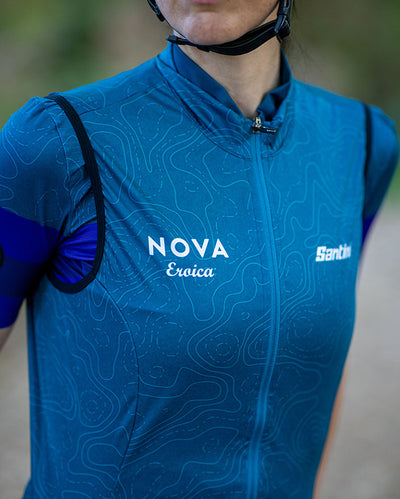 Santini EROICA NEBULA OPERA Kadın Rüzgarlık Yelek ER542L75NEBULOPER