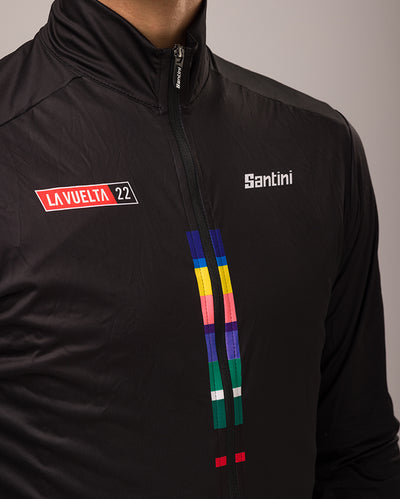 Santini GIST La Vuelta Official Erkek Rüzgarlık Bisiklet Ceketi RE33275GIST