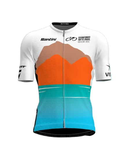 Santini GranFondo Siete Lagos Kısa Kollu Erkek Forma GF94875C7LAGO