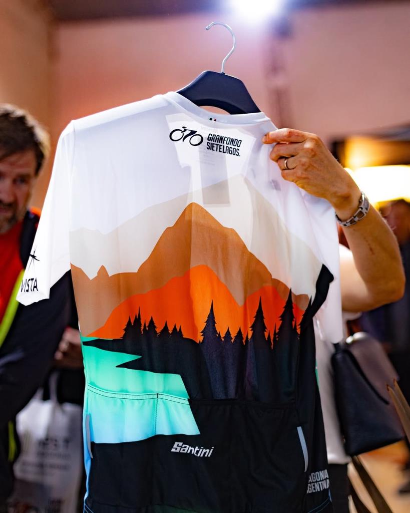 Santini GranFondo Siete Lagos Kısa Kollu Erkek Forma GF94875C7LAGO