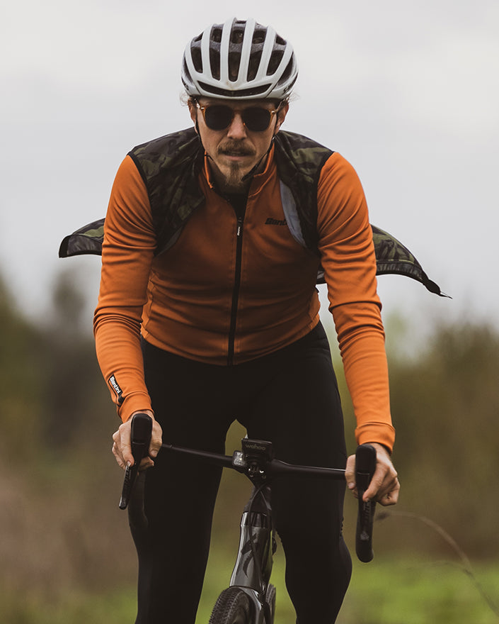 Santini Gravel Thermofleece Erkek Kışlık Bisiklet Forması 0M216075GRAVL