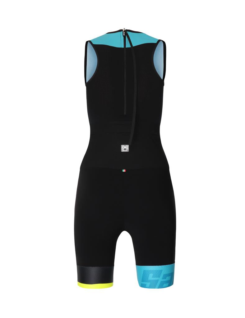 Santini GTR REDUX S9 Lady Body Triathlon Kadın Kolsuz Trisuit S9771GTRREDUX