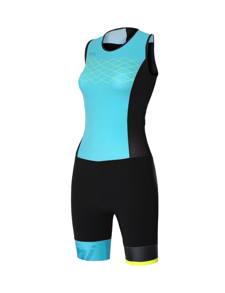 Santini GTR REDUX S9 Lady Body Triathlon Kadın Kolsuz Trisuit S9771GTRREDUX