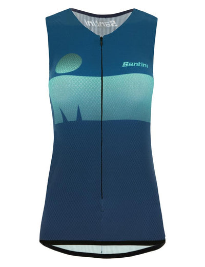 Santini Ironman Audax Design Tritop For Lady Kadın Triathlon Atlet 9I6500AUDAX