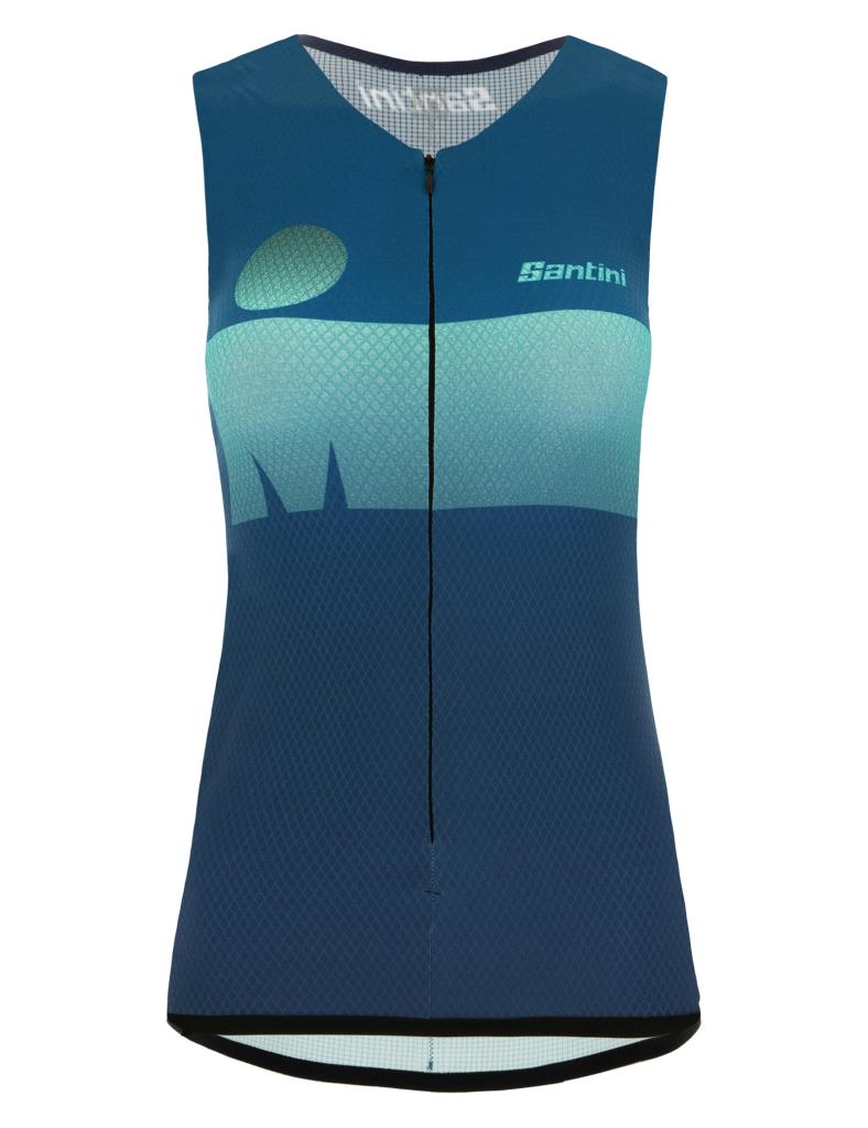 Santini Ironman Audax Design Tritop For Lady Kadın Triathlon Atlet 9I6500AUDAX