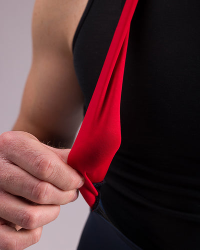 Santini Ironman Özel Seri AAHONOUI Erkek Askılı Bisiklet Taytı 2I1075C3REDUXAAHO