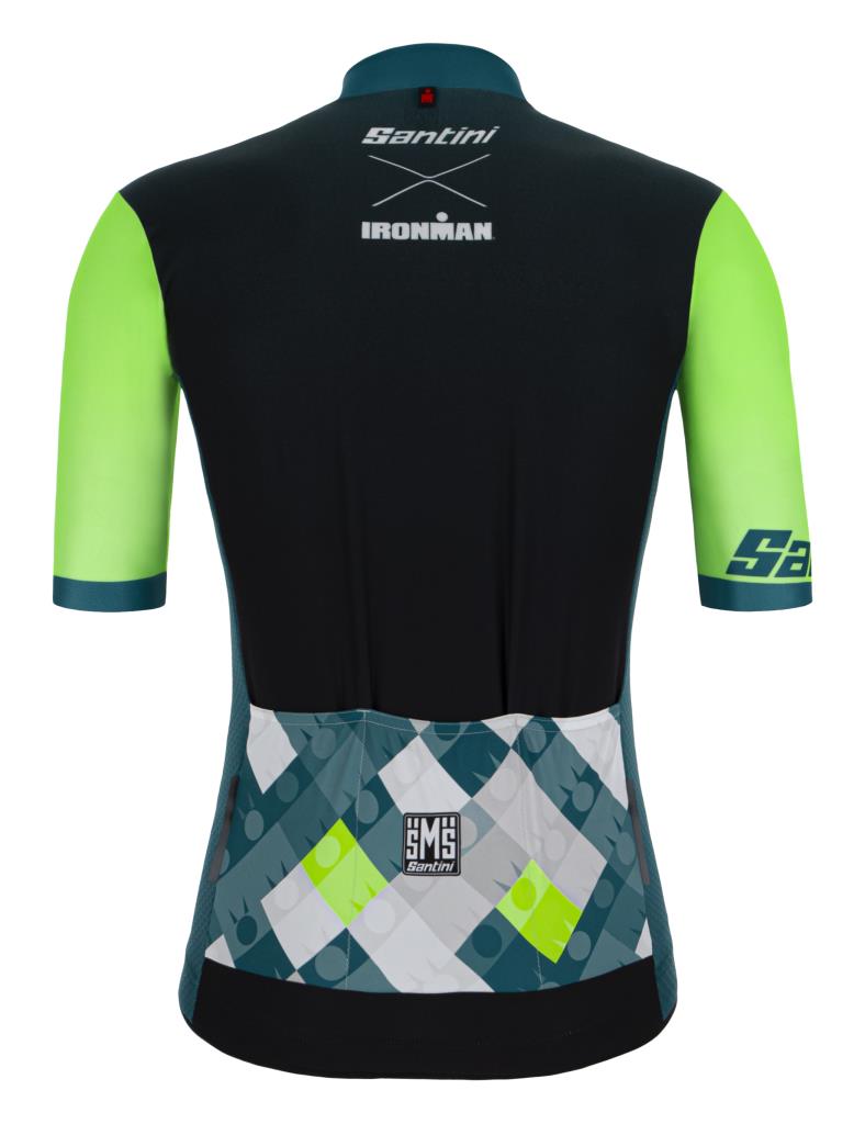 Santini Ironman SS Jersey Erkek Kısa Kol Forma 9I94075RVIS Ironman VIS Design
