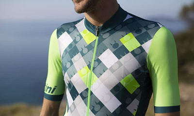 Santini Ironman SS Jersey Erkek Kısa Kol Forma 9I94075RVIS Ironman VIS Design