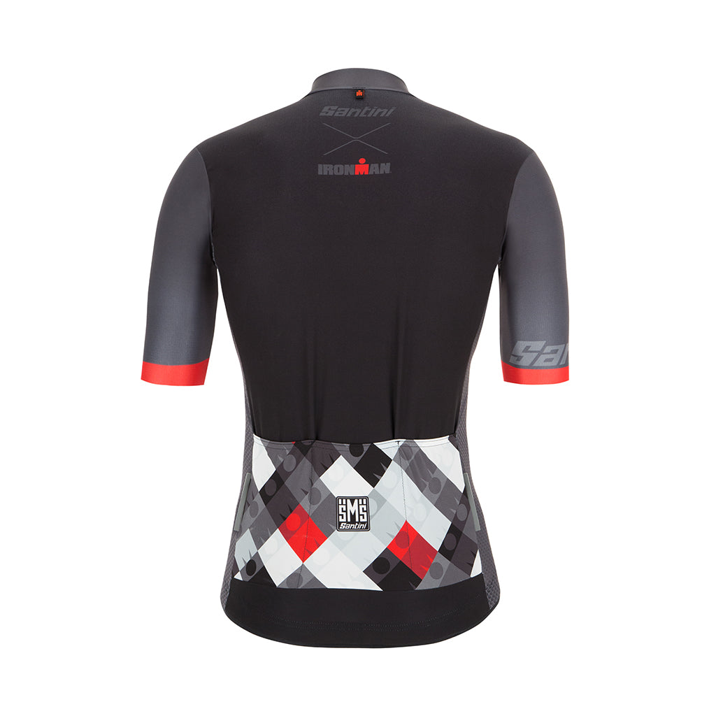 Santini Ironman SS Jersey Erkek Kısa Kol Forma 9I94075RVIS Ironman VIS Design