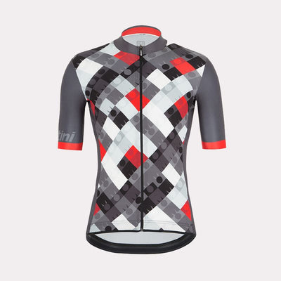 Santini Ironman SS Jersey Erkek Kısa Kol Forma 9I94075RVIS Ironman VIS Design