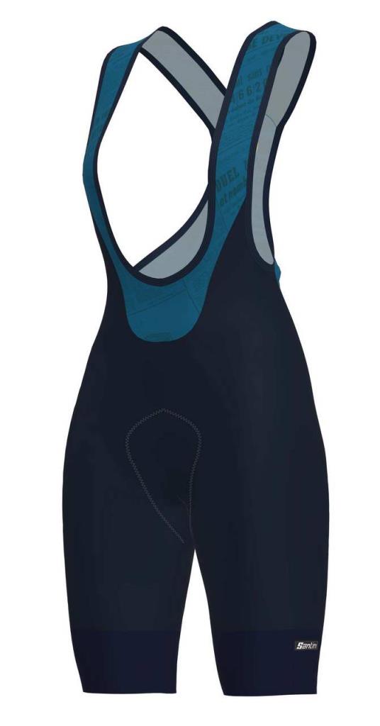 Santini L'etape Du Tour De France Coppi Alpe D'Huez Askılı Erkek Bisiklet Taytı RE1065GIL2EDT