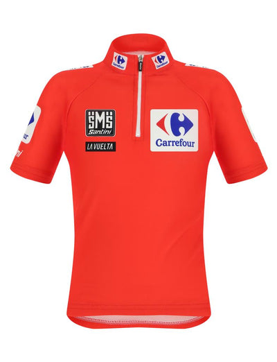 Santini La Vuelta Özel Seri CarreFour Çocuk Bisiklet Forması RE942B1418LV