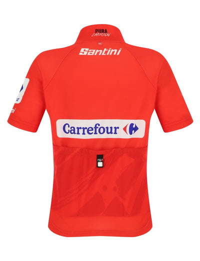 Santini La Vuelta Özel Seri CarreFour Çocuk Bisiklet Forması RE942B1418LV