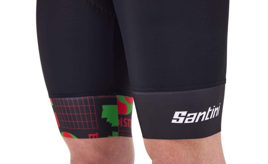 Santini Mont Blanc Courchevel Tour De France Askılı Bisiklet Taytı RE1075FBBLNC3TDF