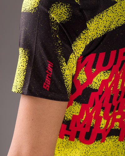 Santini MUR DE HUY Büyük Beden Erkek Teknik Antrenma Tişörtü RE499GLL22FWHUY