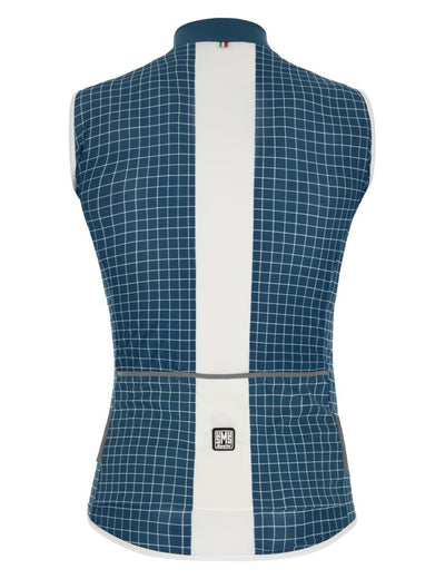 Santini Nebula Büyük Beden Erkek Rüzgarlık Yelek 1W54275NEBUL