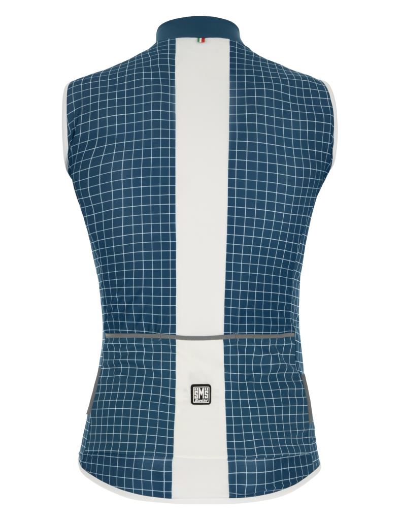 Santini Nebula Büyük Beden Erkek Rüzgarlık Yelek 1W54275NEBUL