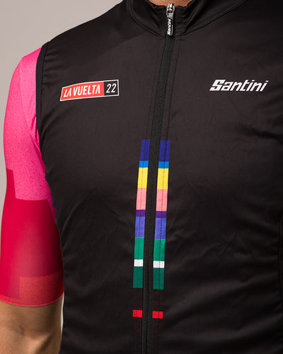 Santini Nebula GIST La Vuelta Özel Seri Erkek Rüzgarlık Yelek RE54275GIST