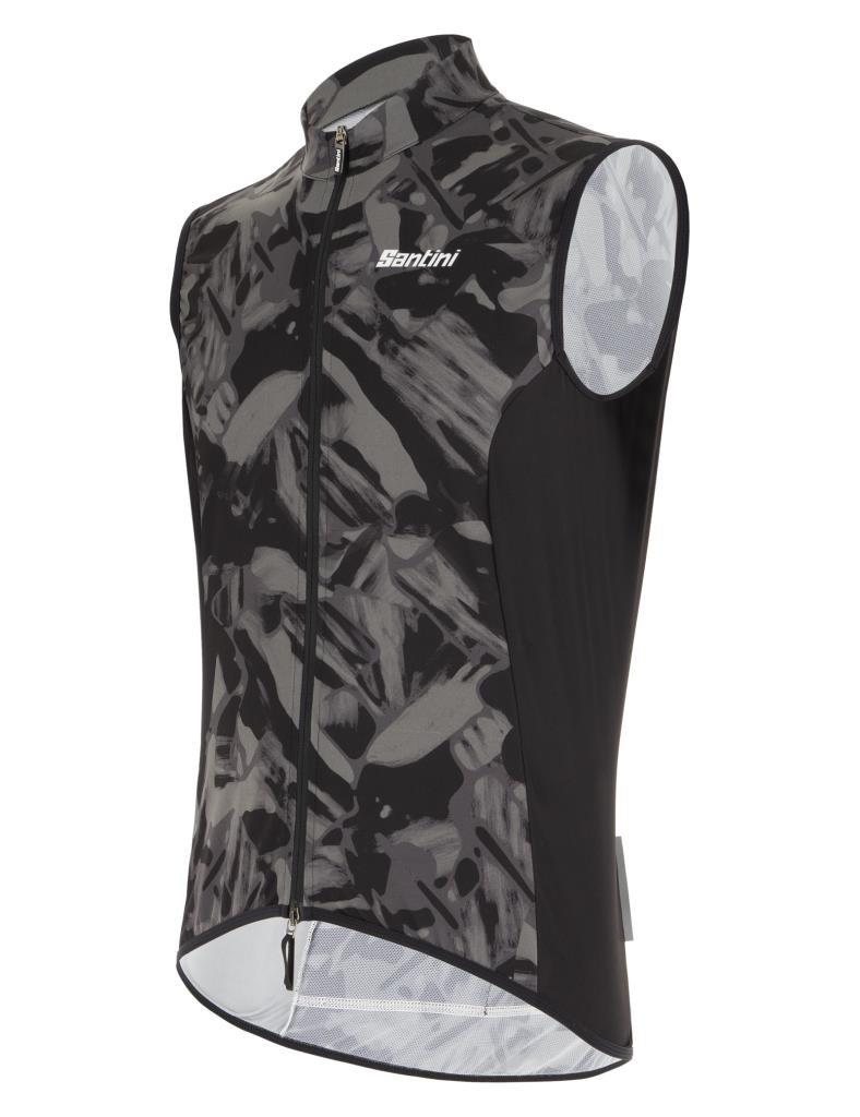 Santini Nebula Gravel Wind Vest Erkek Rüzgarlık Yelek 0M54275NEBULGRAV