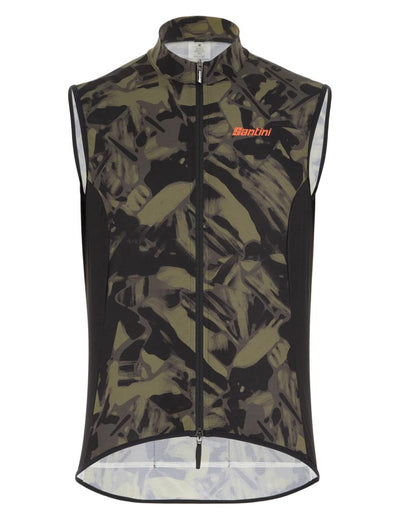 Santini Nebula Gravel Wind Vest Erkek Rüzgarlık Yelek 0M54275NEBULGRAV